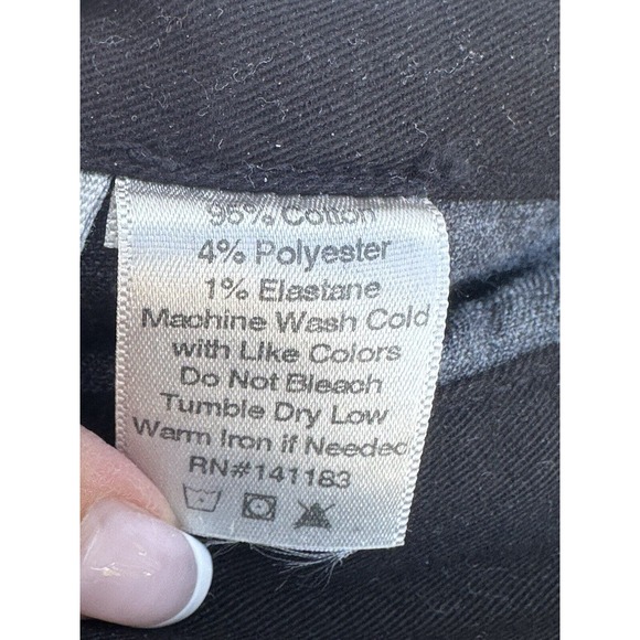 Crippen - Tapered Six Trouser Cropped Pants in Black Sz 25 NWOT - Picture 8 of 14